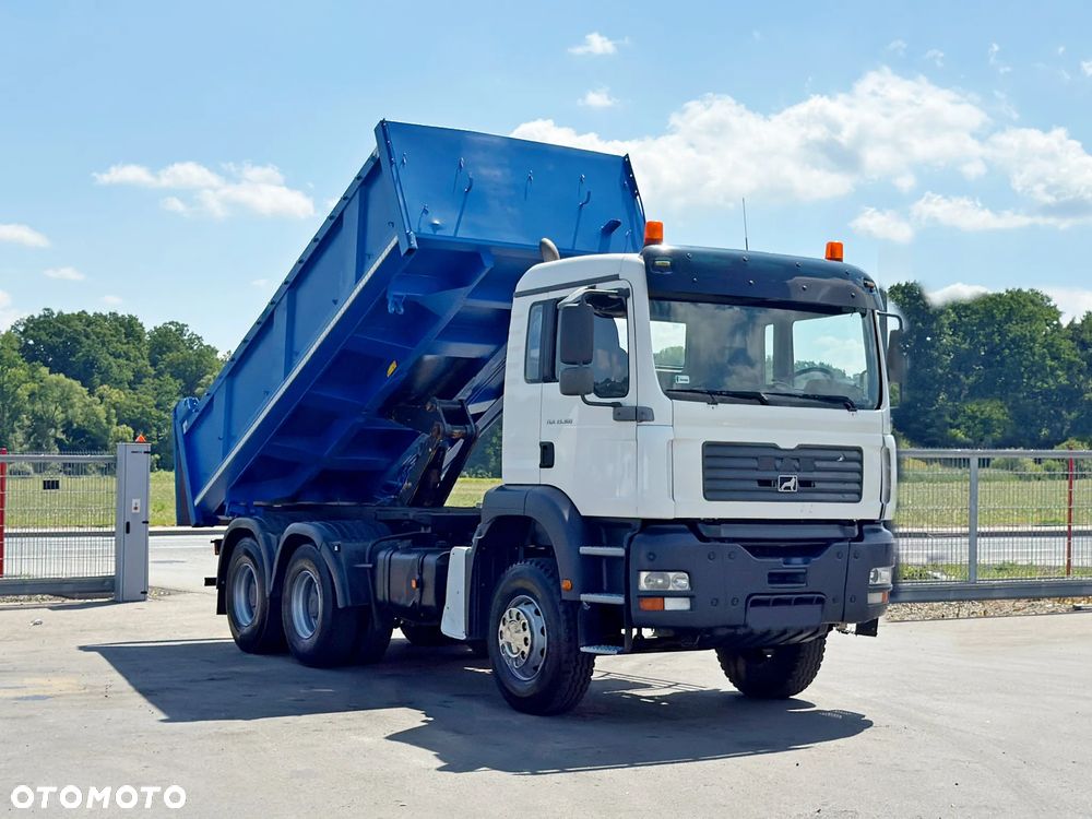MAN TGA 33.360 * WYWROTKA 5,20 m + BORDMATIC * 6x4 * STAN BDB - 2
