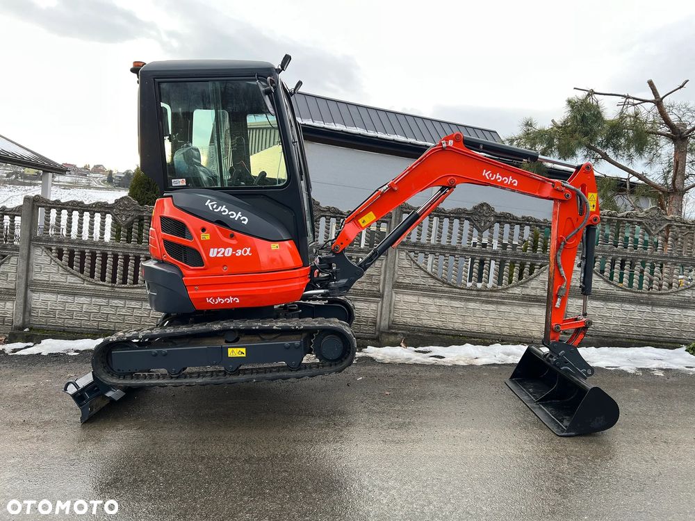 Kubota U20-3α * Minikoparka Kubota U20-3 * Zerowy Obrys * 2,5 Tony * Stan IDEALNY * - 14