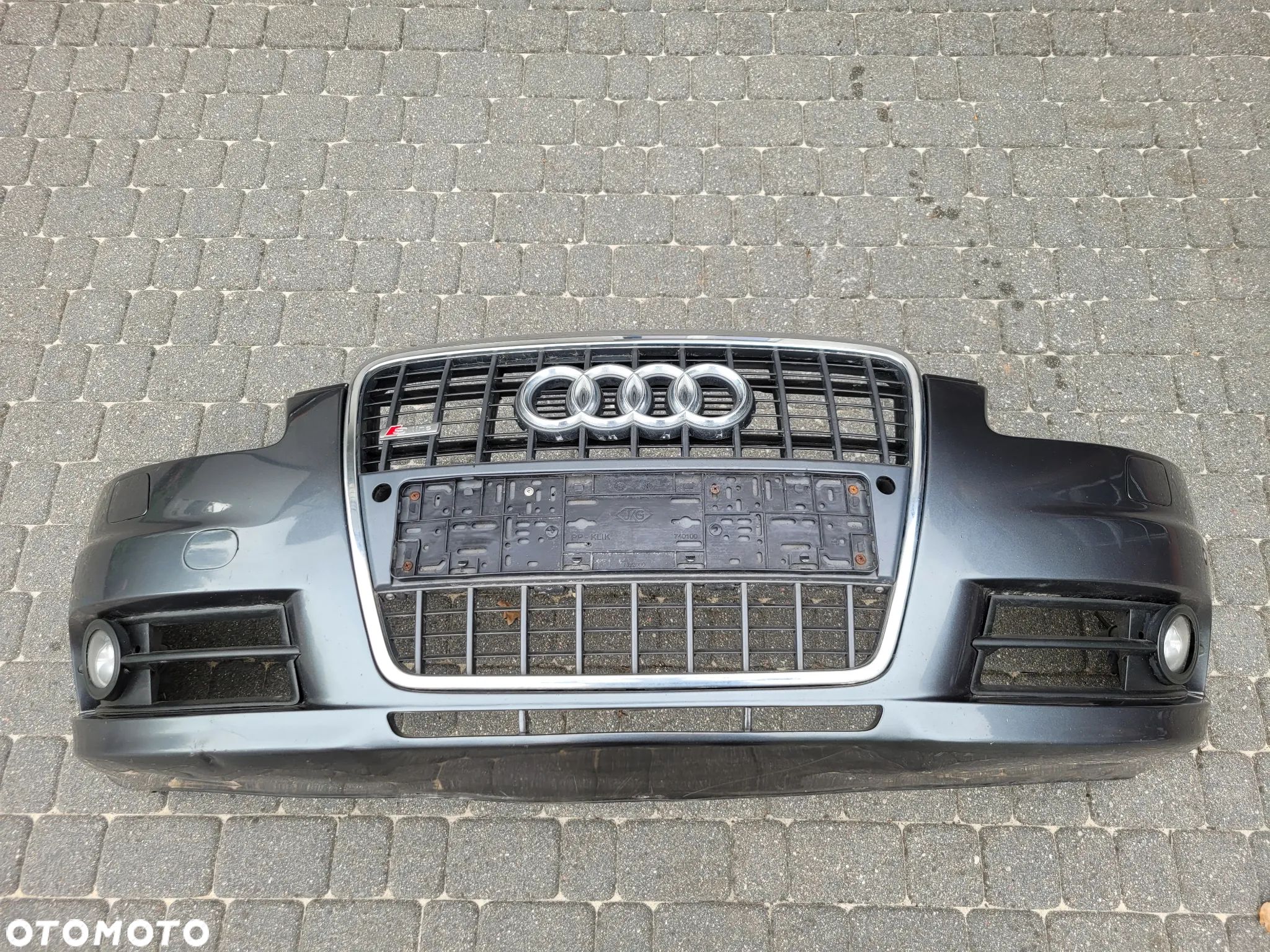 AUDI A6 C6 S-LINE GRILL ZDERZAK PRZEDNI PRZÓD XENON SPRYSKI PDC 4F0807437AD - 1