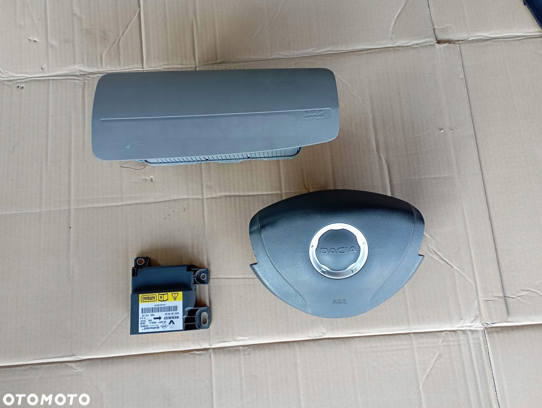 DACIA SANDERO I PODUSZKI AIRBAG SENSOR 8201002828 8200823307 8200785067 - 1