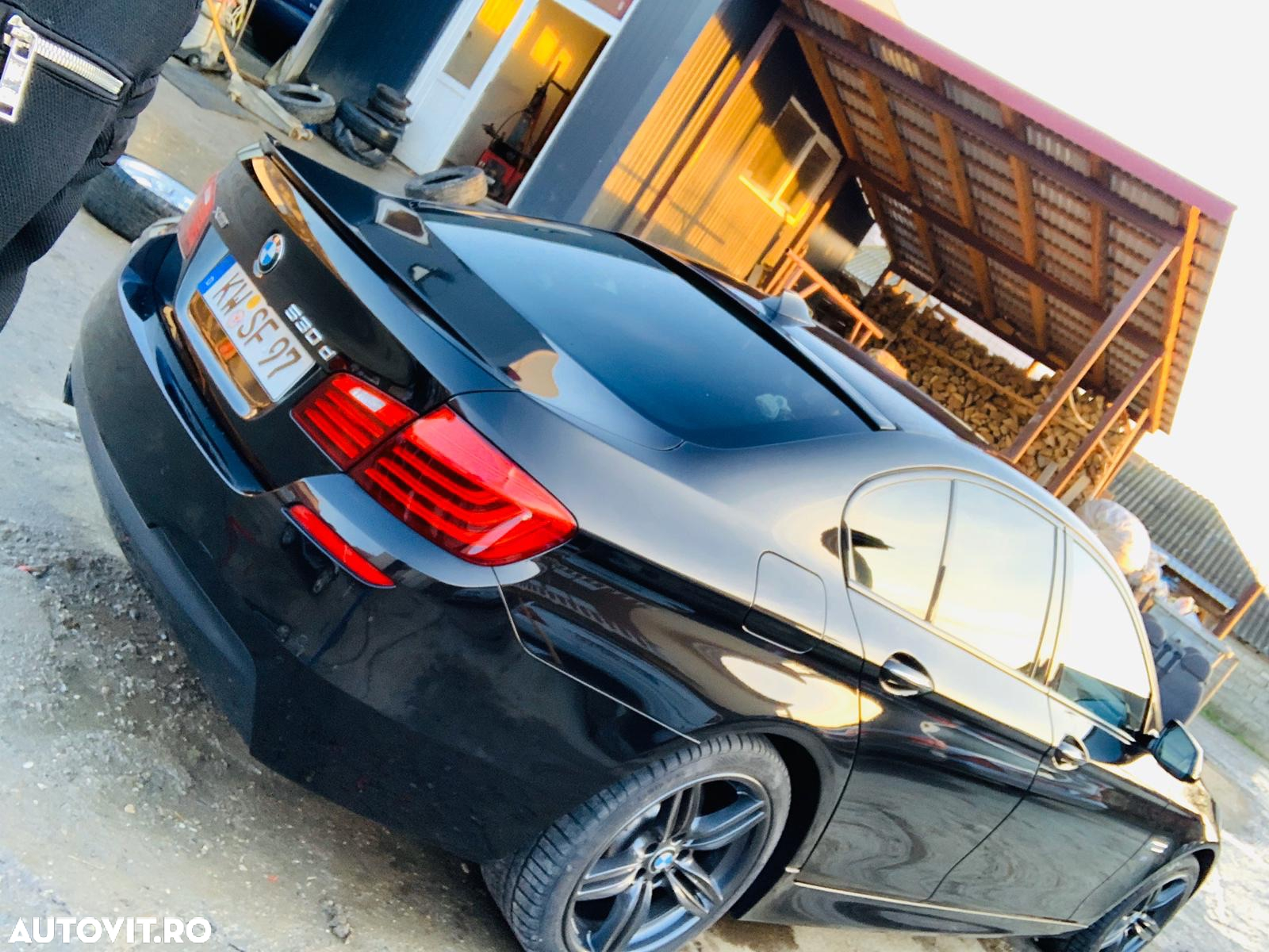 Eleron portbagaj PERFORMANCE Bmw F10  seria 5 Calitate premium ⭐️⭐️⭐️⭐️⭐️ vopsit PROFESIONAL negru lucios Safir Black Metallic cod 475 - 8