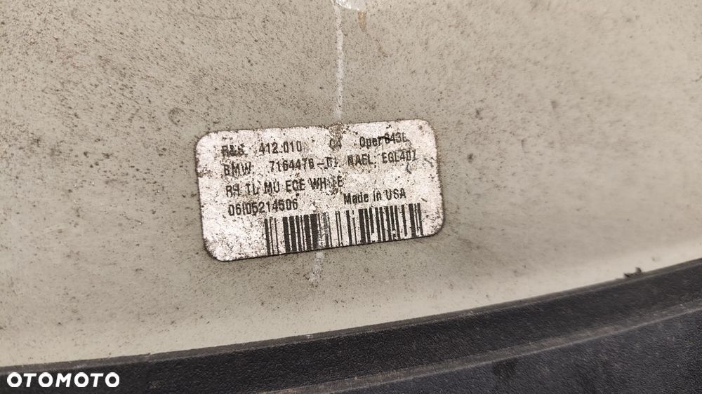 KLAPA BURTA LAMPA LEWY PRAWY TYŁ STERLINGGRAU METALLIC 472/7 ZAMEK SILNICZEK WYCIERACZKI TYŁ BLENDA LISTWA KLAMKA SZYBA WYKŁADZINA PODŁOGA TAPICERKA BAGAŻNIKA BMW X5 E53 LCI LIFT - 20