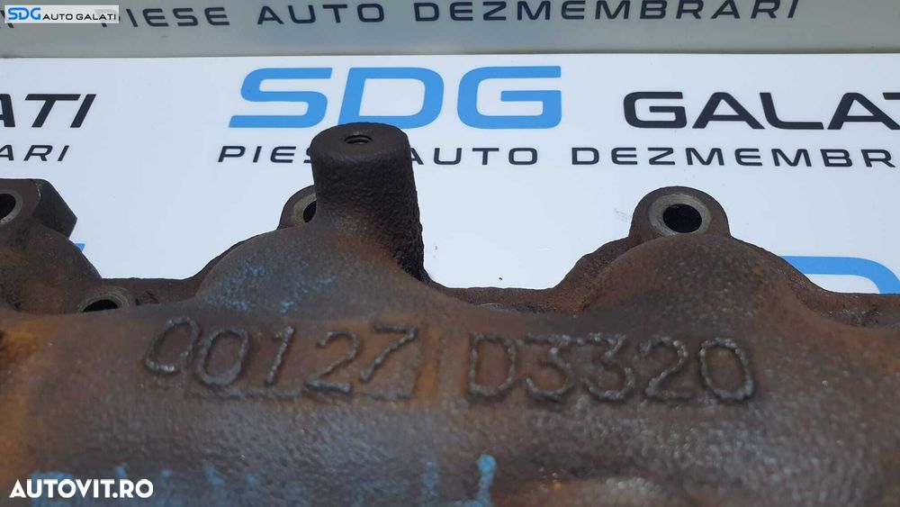 Galerie Evacuare Turbo Turbina Turbosuflanta Opel Combo C 1.7 DTI 16V 2001 - 2011 Cod 00127D3320 - 4