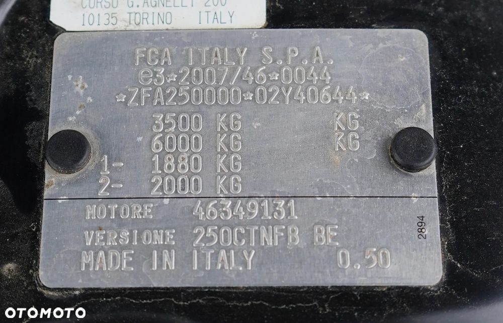 Fiat / DUCATO / 2,2 MultiJet / 140 KM / 72 000 KM - 12