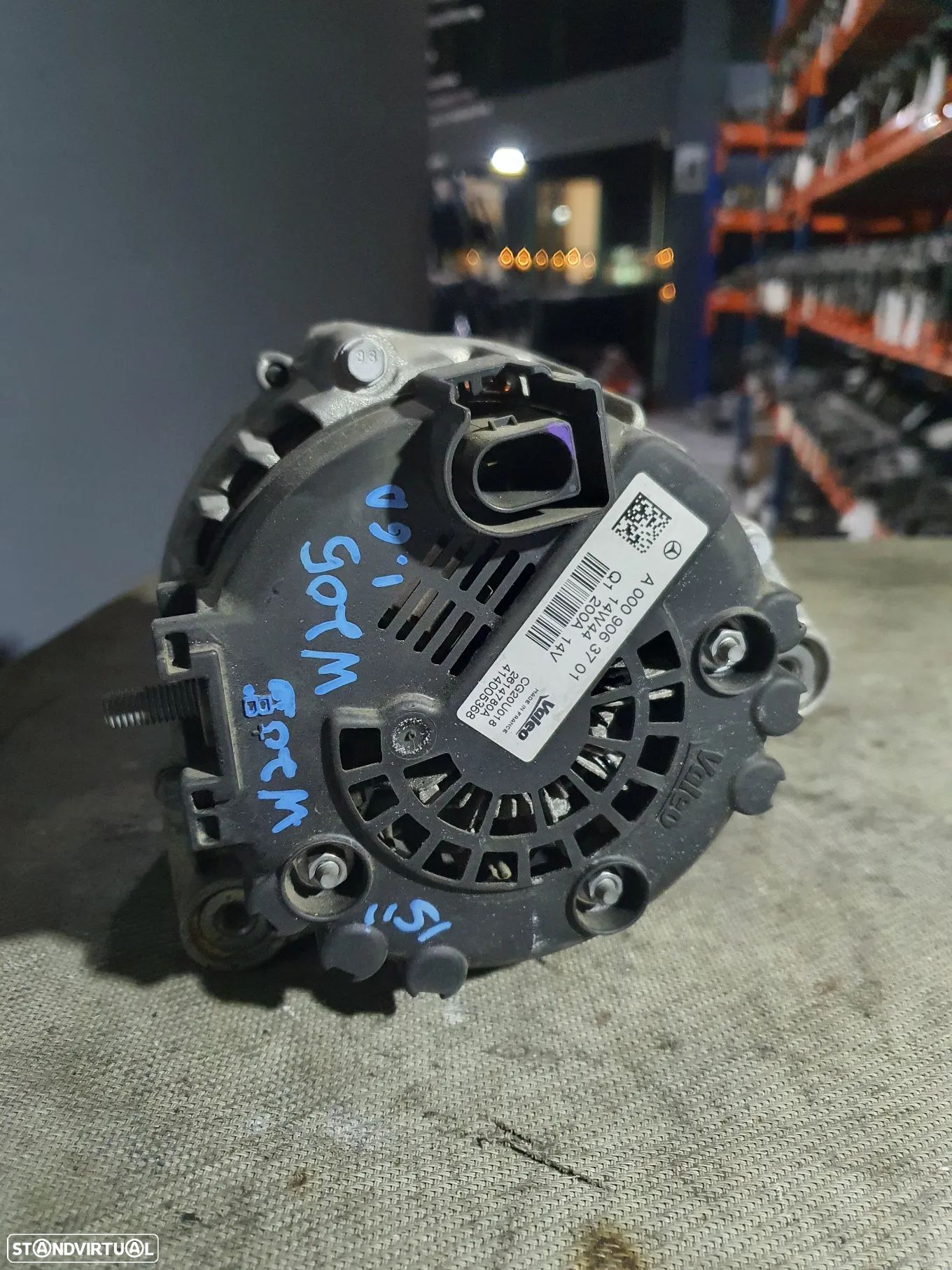 ALTERNADOR MERCEDES BENZ  / A0009063701 - 1