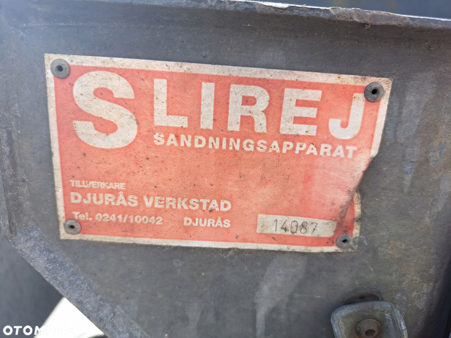 POSYPYWARKA ROZSIEWACZ PIASKU / SOLI SLIREJ SANDNINGSAPPARAT - 16