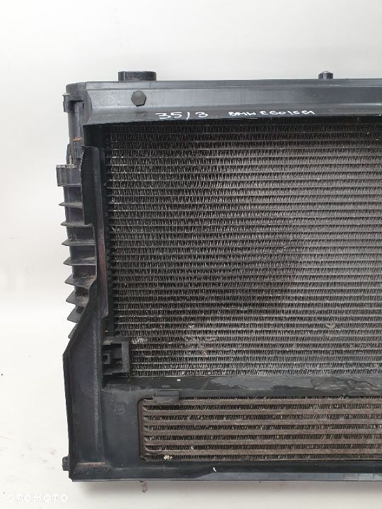 BMW E60 E61 LCI LIFT 2.0D 3.0D KOMPLET CHŁODNIC WENTYLATOR - 2