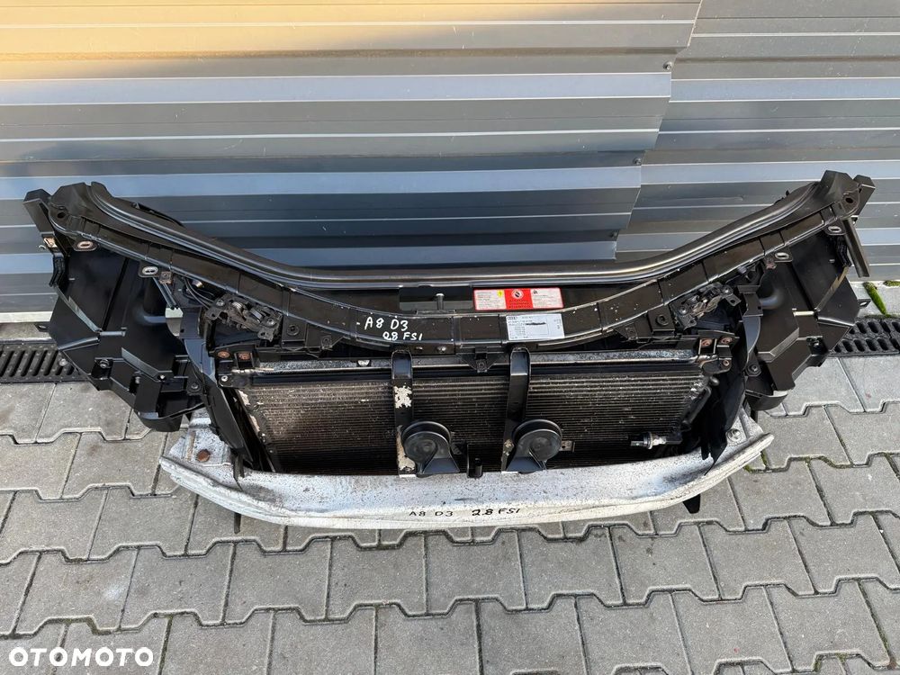 AUDI A8 D3 LIFT 2.8 FSI WZMOCNIENIE CZOŁOWE PAS PRZEDNI CHŁODNICE - 2