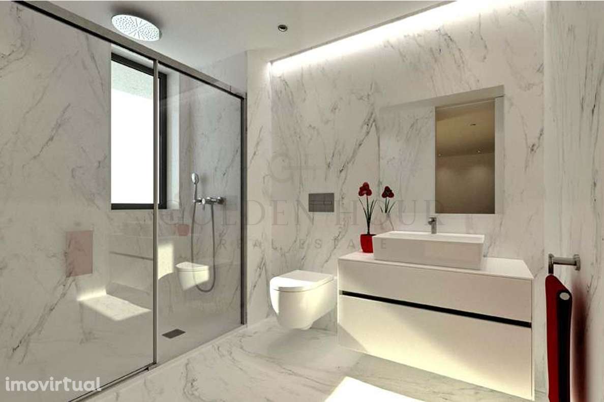 T2 de Luxo Gaia Smart Living | Tecnologia e Design por Golden Hour Rea - Grande imagem: 4/17