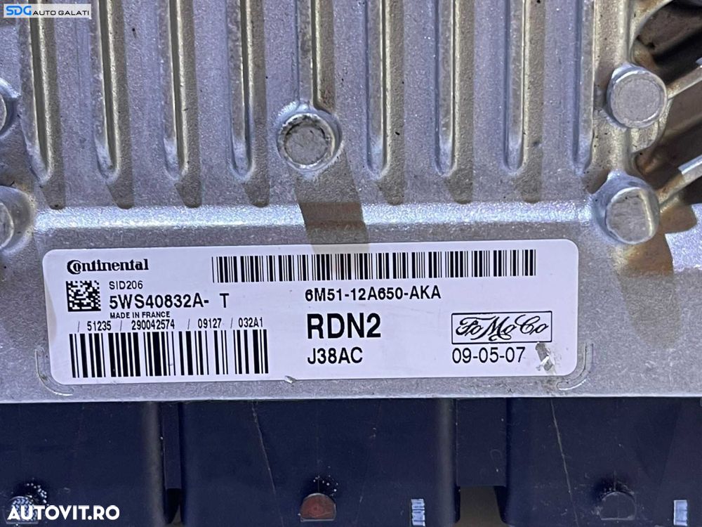 ECU Calculator Motor Ford Focus 2 2.0 TDCI 2004 - 2010 Cod 6M51-12A650-AKA 5WS40832A [L2654] - 3