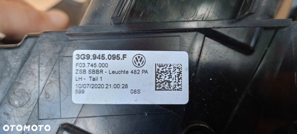 VW PASSAT B8 KOMBI LIFT LAMPA LEWA TYLNA LED ORYGINAŁ 3G9945095G - 8