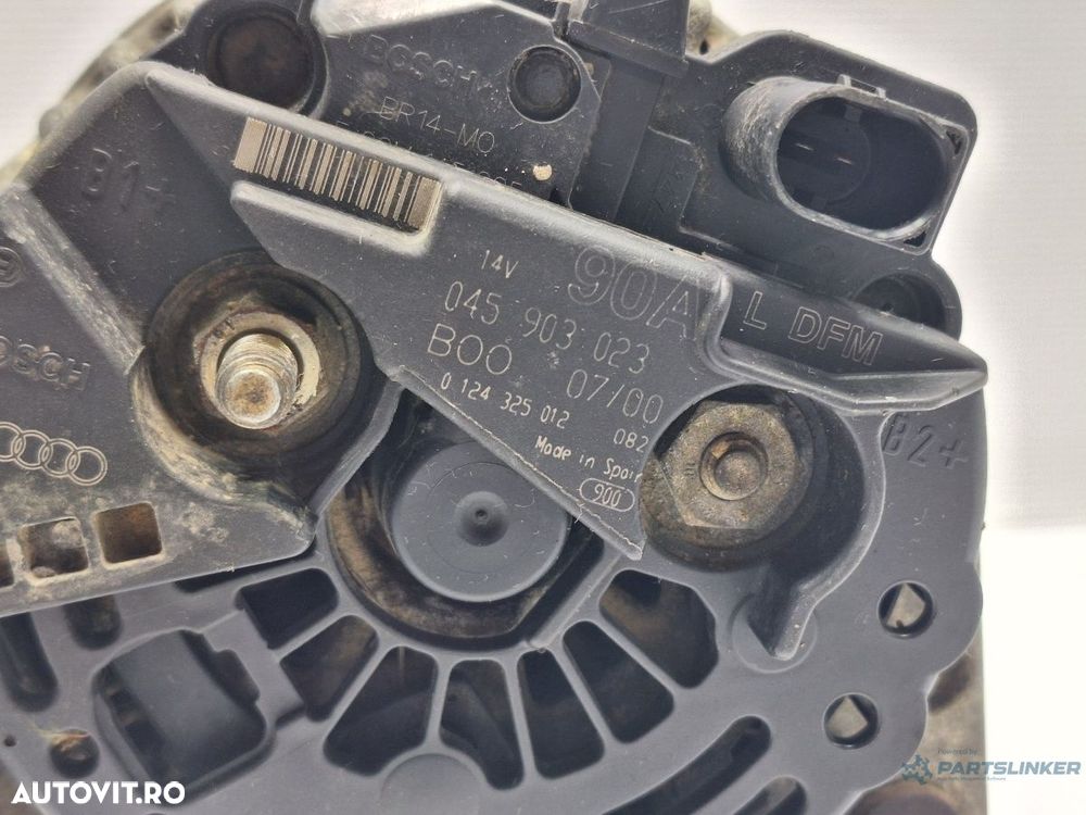 Alternator 90A SKODA FABIA Saloon 6Y3 1999 - 2007 SDI ASY BOSCH 0124325012 045903023 - 4