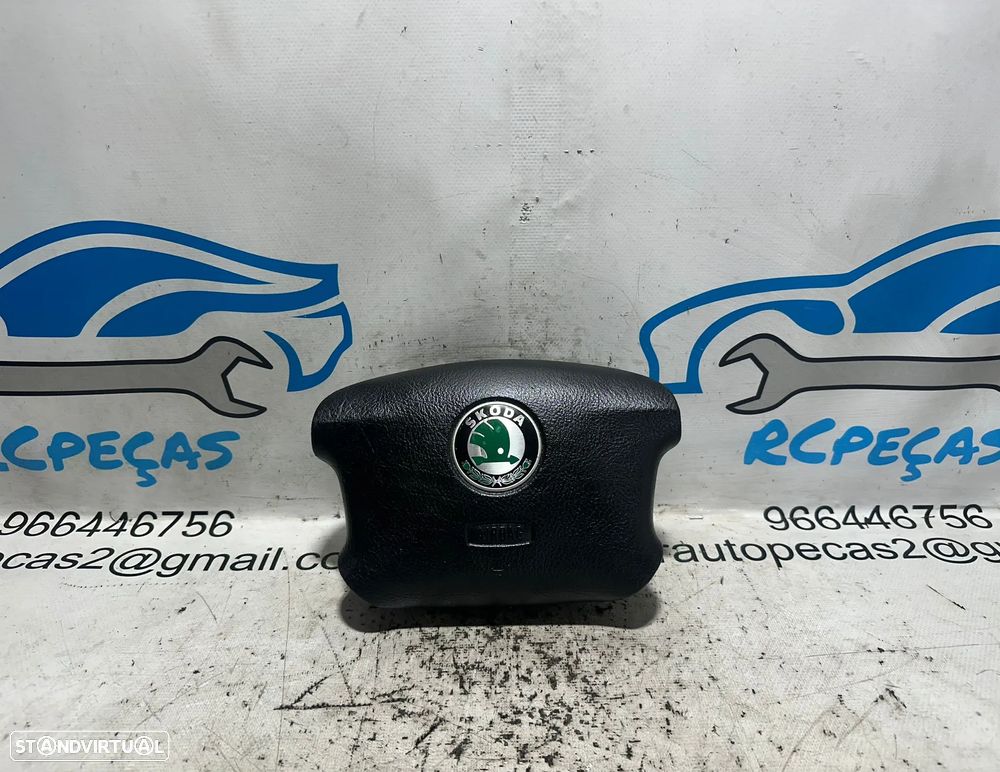 .Airbag Volante Guiador Original Skoda 1U0880201A 1996 - 2010 - 5