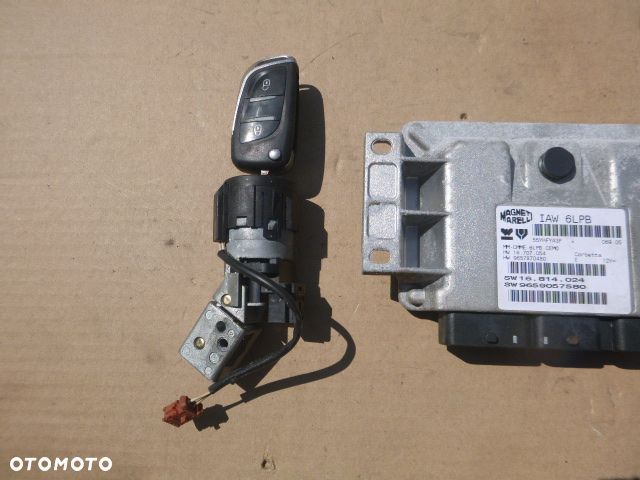 ZESTAW STARTOWY KOMPUTER STACYJKA BSI PEUGEOT 307 2.0 16V - 9