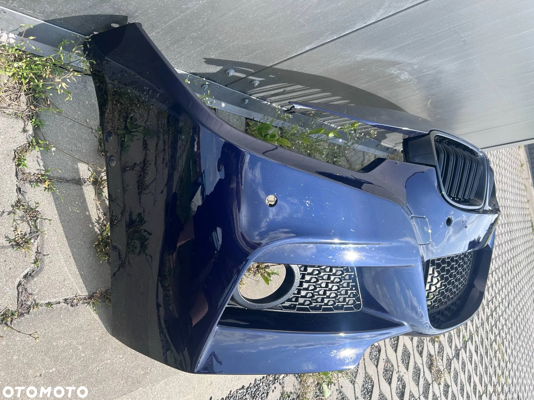 BMW 3 F30 F31 M-Pakiet Zderzak Przód Przedni Kompletny 6xPDC 2xKamera A89 Imperial Blue - 6