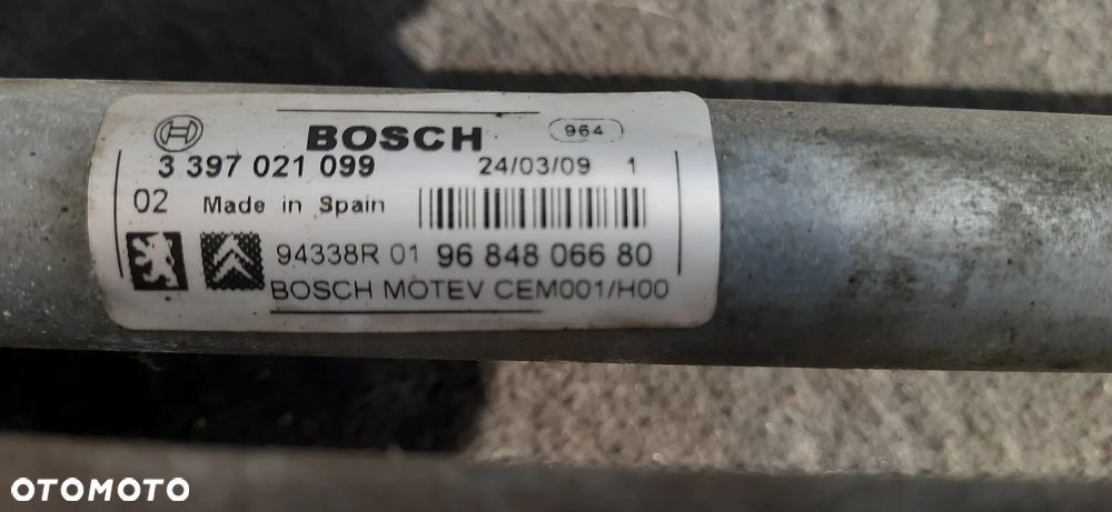 Peugeot 308 t7 Mechanizm wycieraczek silniczek Europa 9684806680 0390241869 3397021099 Rurki Przewody Klimatyzacji Peugeot Citroen 9684368380 F80245 - 3