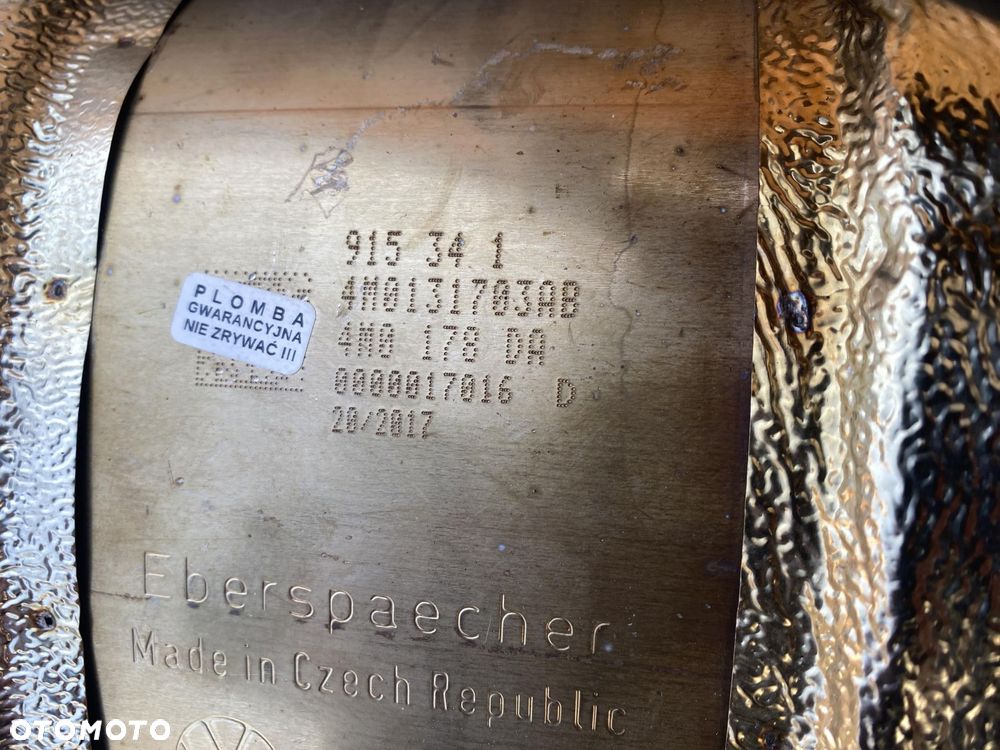 AUDI SQ7 4M 4.0 TDI / DPF FAP KATALIZATOR CZUJNIK SONDA / 85tys km ORYGINAŁ - 2