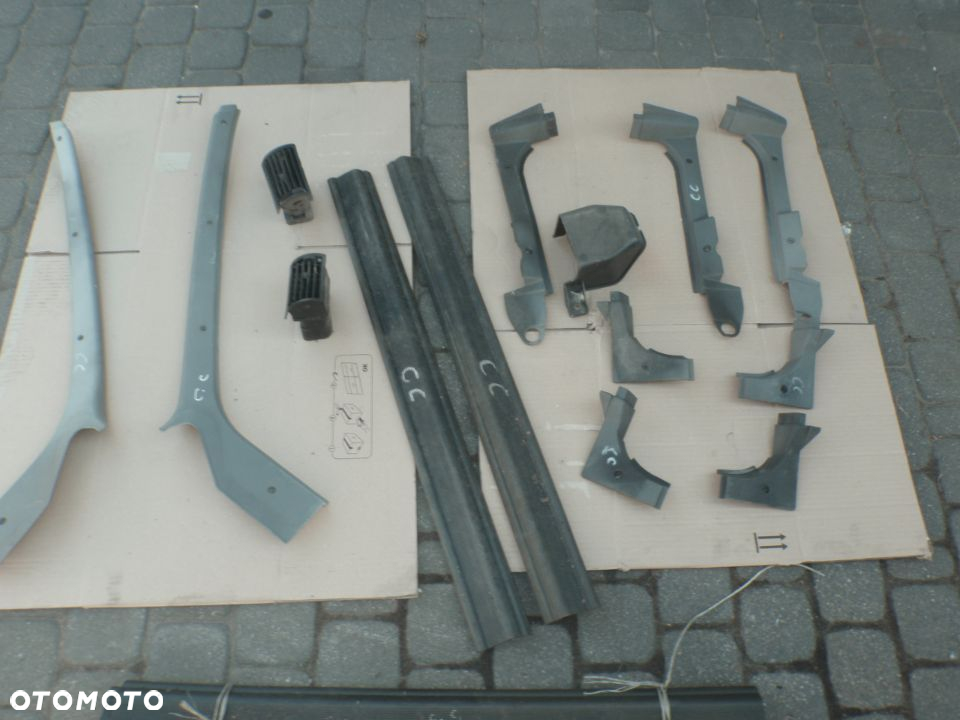 listwa nakładka plastik progowa żaluzja kratka nawiewu fiat panda seicento cinquecento uno punto - 8