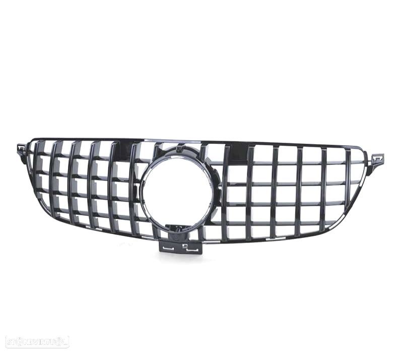 GRELHA MERCEDES CLASE GLE COUPE C292 W166 15-19 GT-R PANAMERICANA CAMERA PRETO BRILHANTE - 2