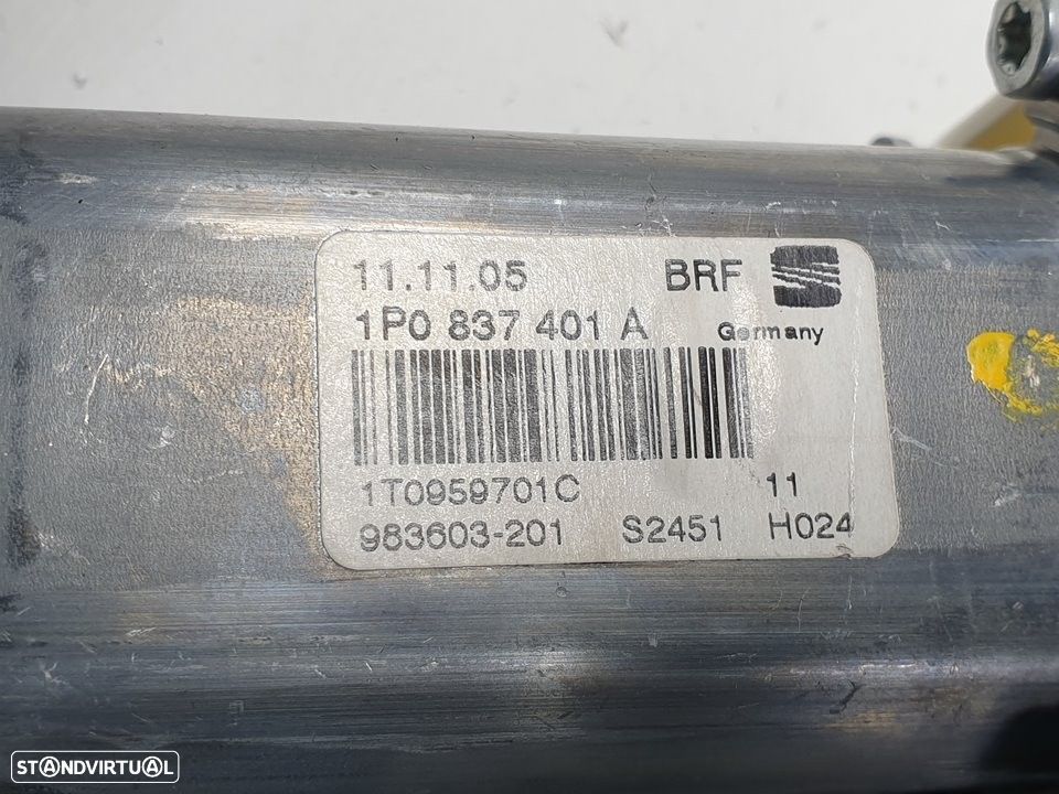 ELEVADOR DE VIDRO FRONTAL ESQUERDO SEAT LEON 2005 -1P0837401A - 3