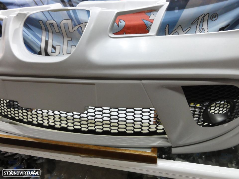 Para-choques frontal Seat ibiza 6L aerodinâmico em fibra com rede em favo de mel - 5