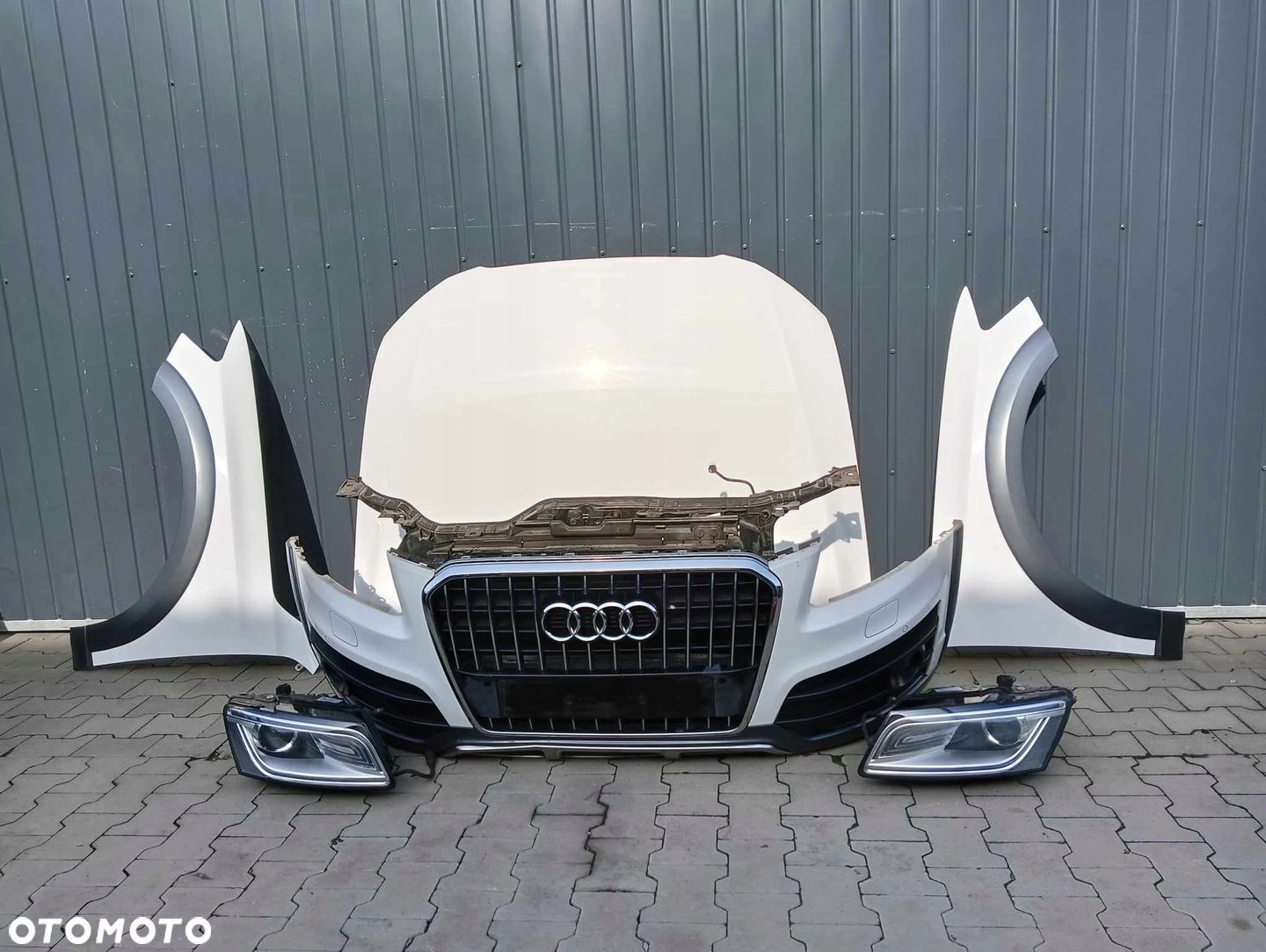 AUDI Q5 8R LIFT 12-16R MASKA ZDERZAK BŁOTNIK XENON LY9C OFFROAD CROSS - 1