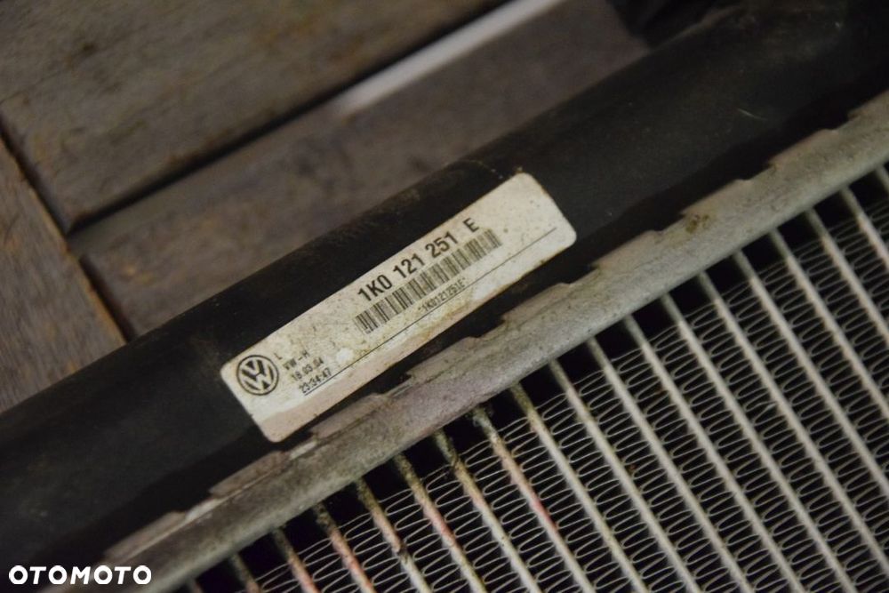 A3 8P Golf V Leon Octavia Komplet chłodnic wody + klimy 1K0121251E do 2.0 FSI 1.6 i innych - 4