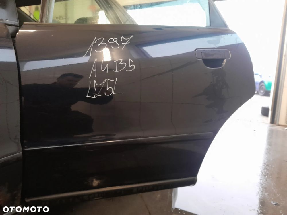 AUDI A4 B5 DRZWI LEWE TYLNE LEWY TYŁ SEDAN KOLOR: LZ5L - 1
