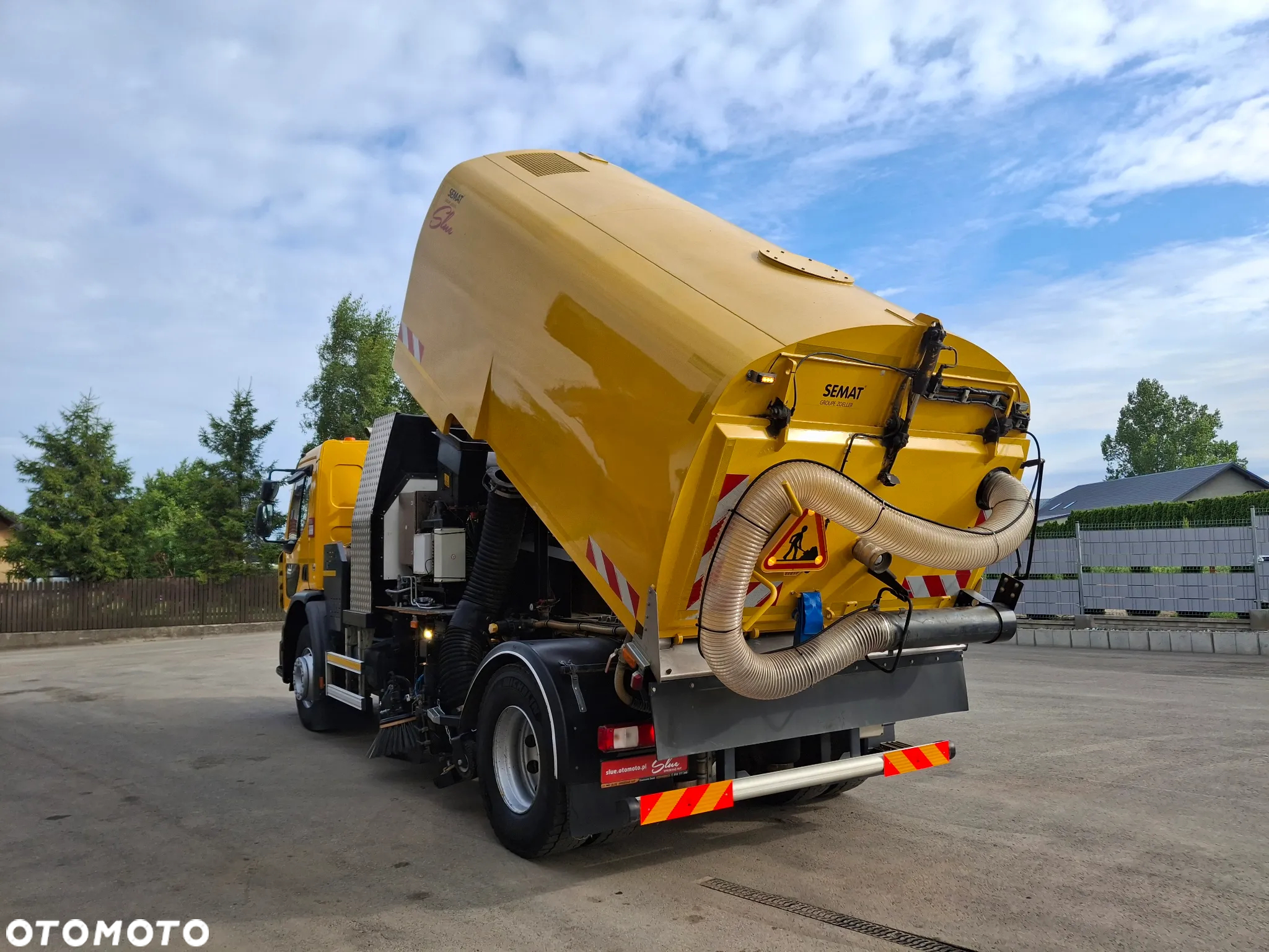 Renault C280 Zamiatarka SEMAT Zoeller FAUN Karcher 2 Silniki Rura Do Liści Listwy Ciśnieniowe Lanca 2 Zbiorniki Wody Szczotki L/R 2018r Euro 6 - 7