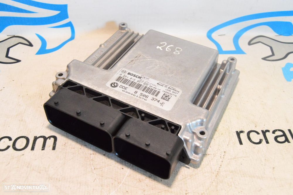 CENTRALINA ECU MOTOR BOSCH BMW DDE8506374 8506374 0281016067 030461576 1039S32778 BMW SERIE 1 COUPE E82 120D 163CV N47D20C