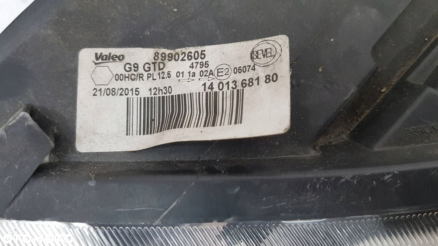 SCUDO ECPERT JUMPY 07- LAMPA REFLEKTOR LEWY PRZÓD EU - 8