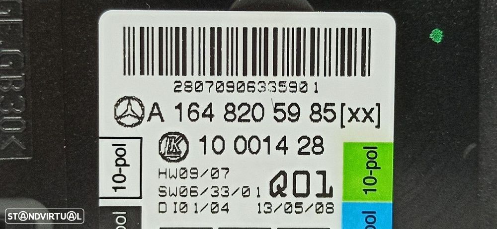 CENTRALINA/BOMBA FECHO CENTRAL MERCEDES CLASE M (W164) 320 CDI 4M EDITION 10 - 5
