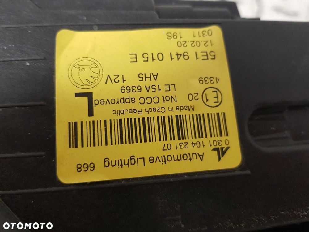 SKODA OCTAVIA 3 III LIFT LAMPA LEWA FULL LED KOMPLETNA EUROPA IGŁA 5E1941015E - 4