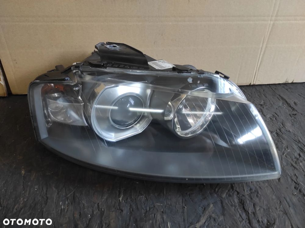 AUDI A3 8P 03-08R LAMPA PRAWA PRZEDNIA PRAWY PRZÓD XENON EUROPA 8P0941004M WYSYŁKA !!!!! - 1