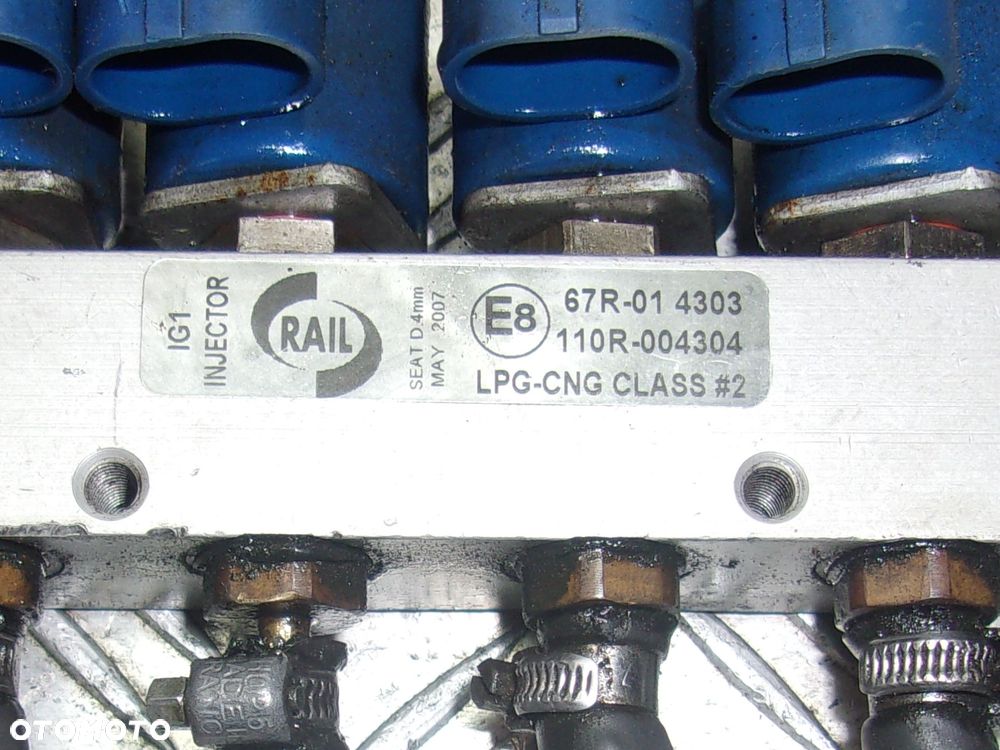 Listwa wtryskowa wtryski do gazu - RAIL 67R014303 - 3