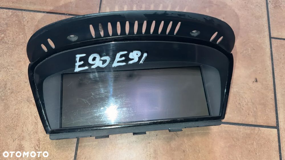 BMW 3 E90 E91 EKRAN WYŚWIETLACZ RADIA NAWIGACJI 6966925 - 1
