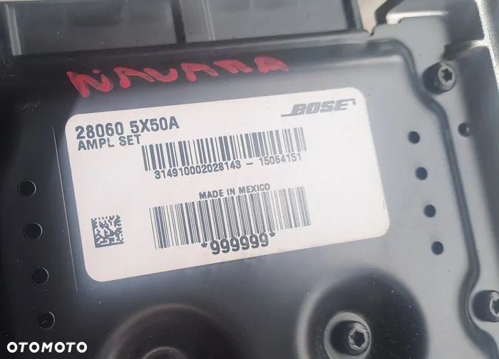 NISSAN NAVARA 15r WZMACNIACZ 28060 5X50A - 2