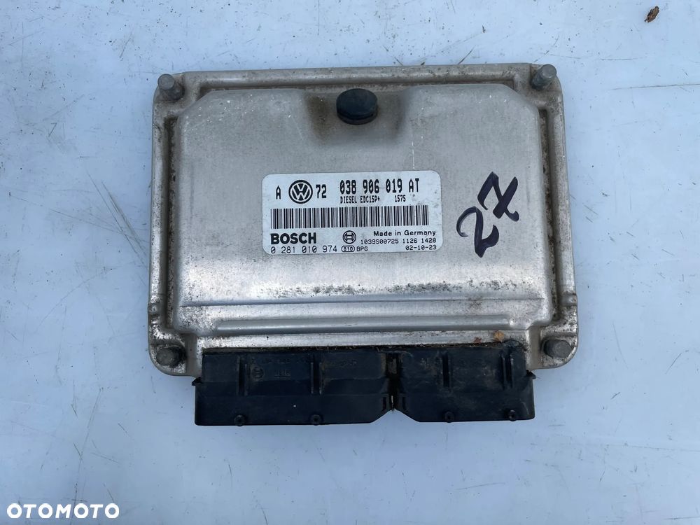 STEROWNIK SILNIKA VW GOLF IV BORA 1.9 TDI 038906019AT - 1