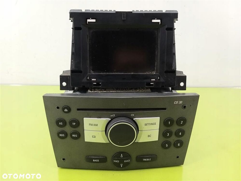 Radio+ wyświetlacz kpl CD 30 FABERYCZNY Opel Zafira B II 2005-2011R 1319074 - 1