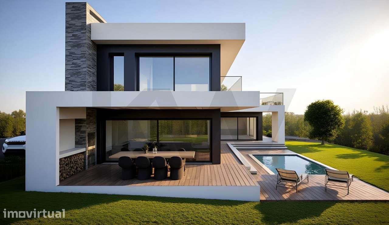Moradia T4 com Piscina e Arquitetura de Autor Malveira - Grande imagem: 3/17