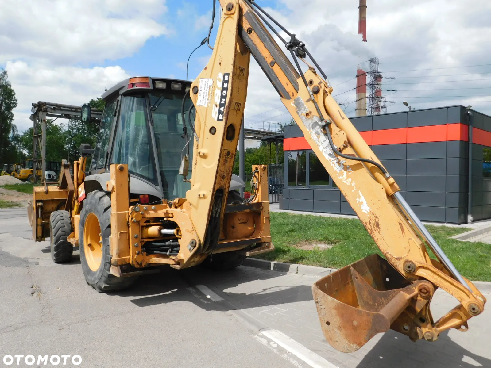 Case 580 SM łyżka krokodyl teleskop widły - 10