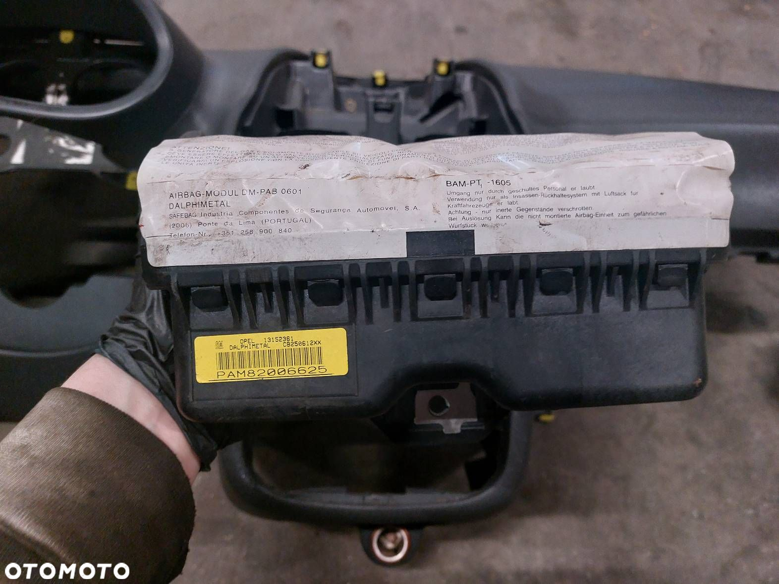 ZESTAW AIRBAG POSTRZAŁOWY OPEL CORSA D 327963935 13235770 13152361 13225280 - 6