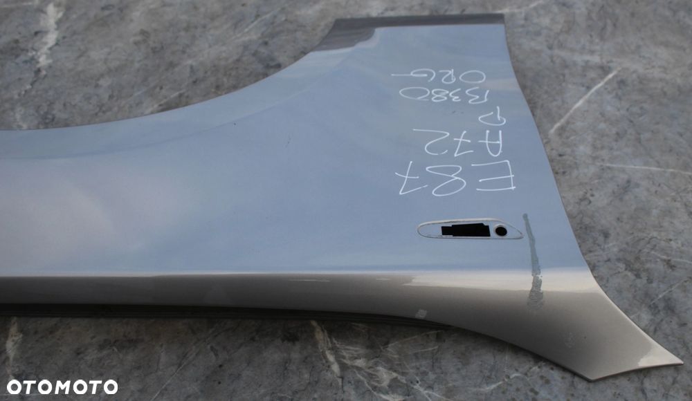 BŁOTNIK PRAWY PRZÓD PRZEDNI BMW E81 E82 E87 E88 A72 CASHMERESILBER B380 - 4