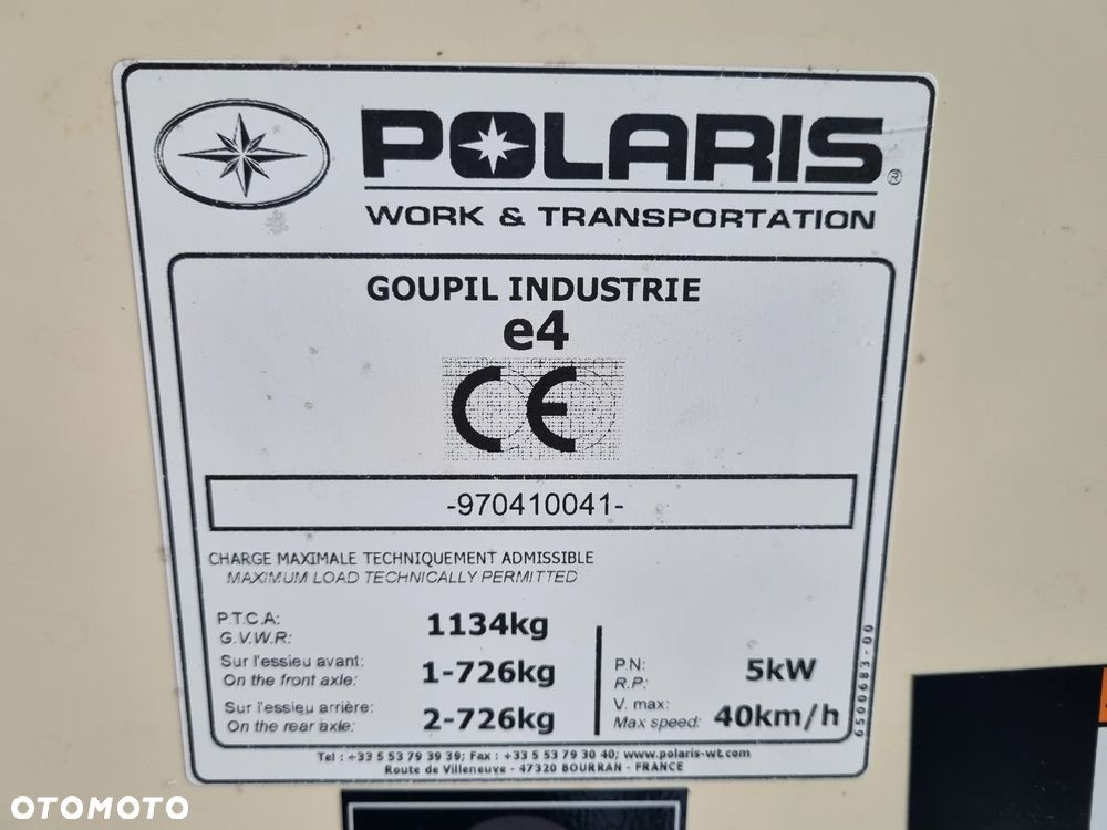 Inny Wózek golfowy, elektryczny POLARIS GEM E4 Electric 4x2 VEHICLE ELECTRIC WHITE - 26