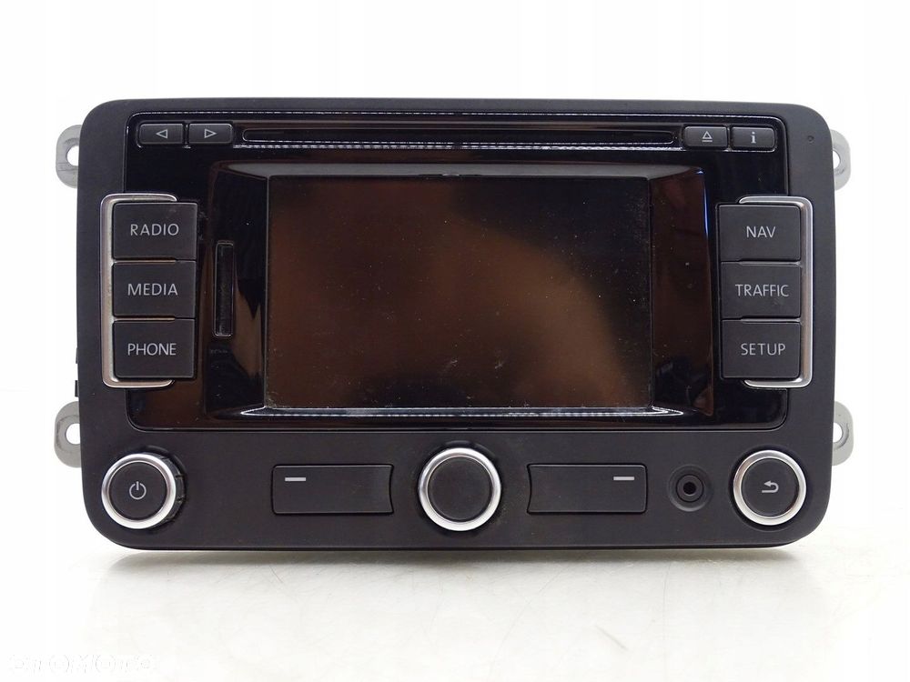 RADIO RADIOODTWARZACZ CD EKRAN WYŚWIETLACZ VW TIGUAN I 5N LIFT 2K0035279C - 2
