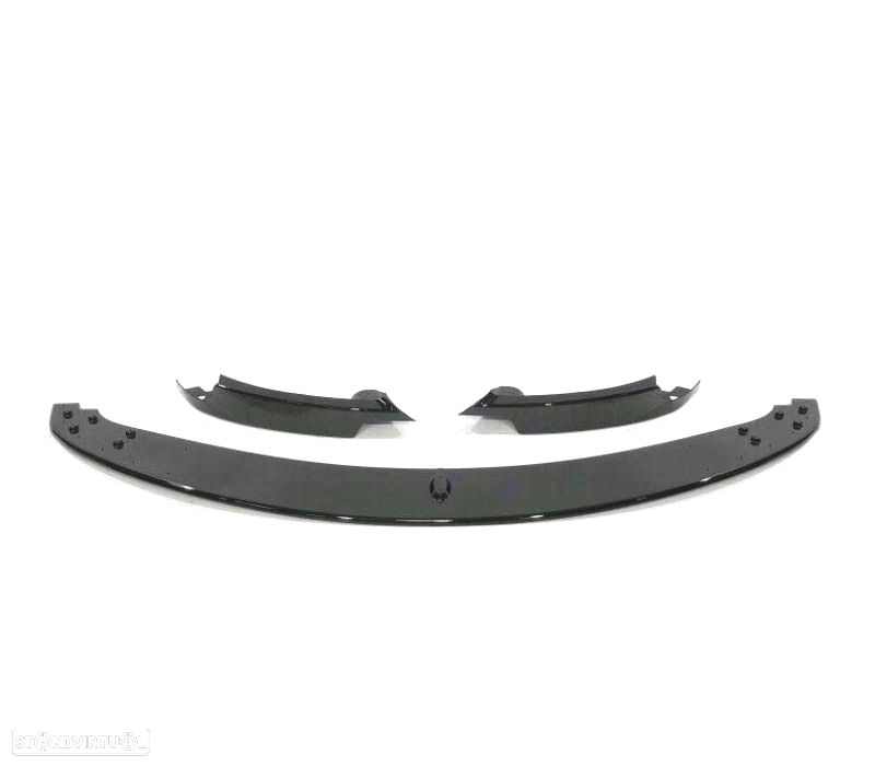 SPOILER LIP DIANTEIRO BMW E90 E91 E92 E93 05-09 LOOK M3 PRETO BRILHANTE - 3