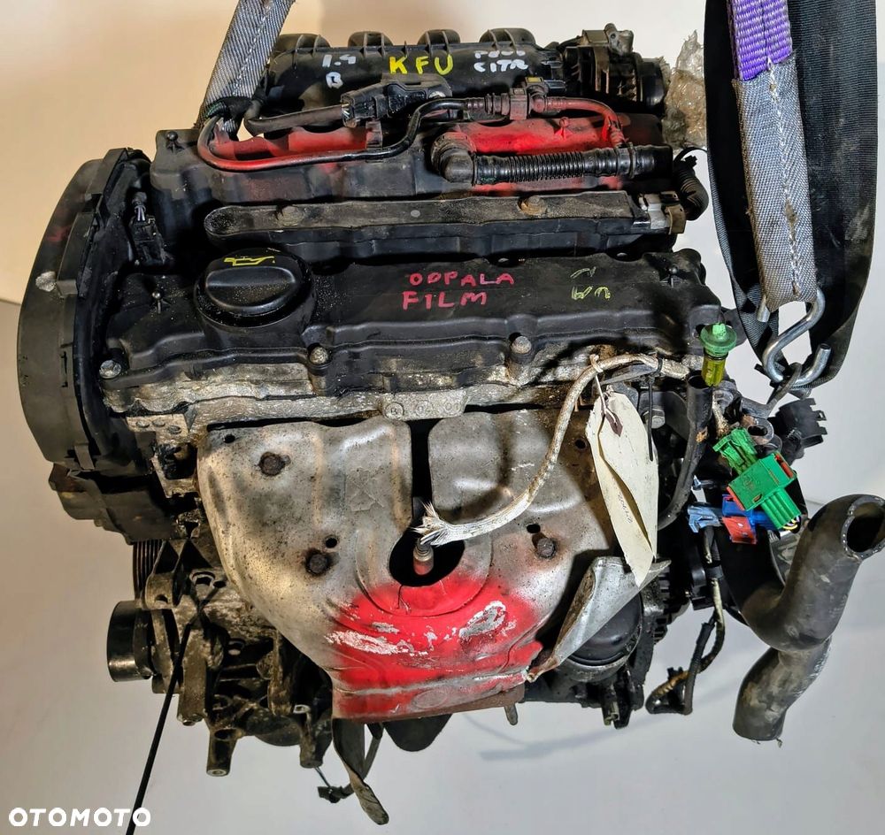 SILNIK KOMPLETNY PEUGEOT 206 207 1007 307 CITROEN C2 C3 C4 1.4 B 16V KFU - 1