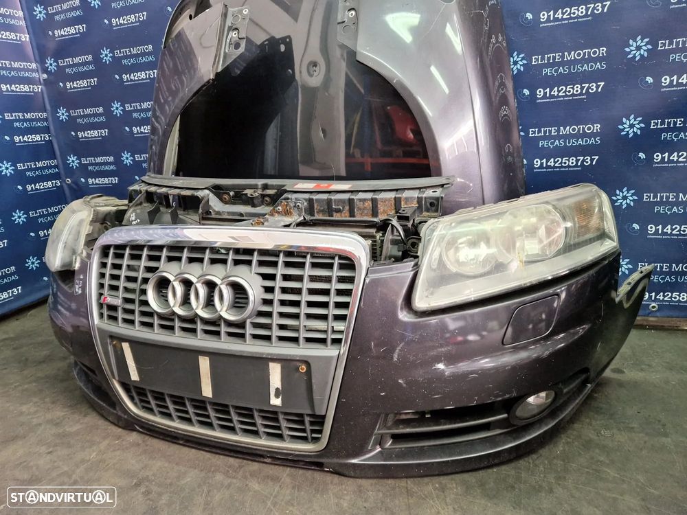 Frente completa usada AUDI A6 C6 S-LINE TDI capot parachoques guardalamas oticas radiadores SLINE
