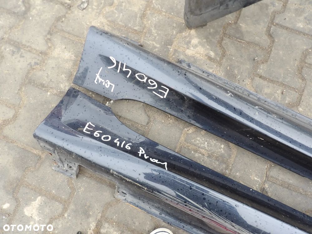BMW - E60 - KOLOR 416 - M PAKIET - LIFT - ZDERZAK PRZEDNI - ZDERZAK TYLNY - PROGI - KOMPLET - ORYGINAŁ - 12