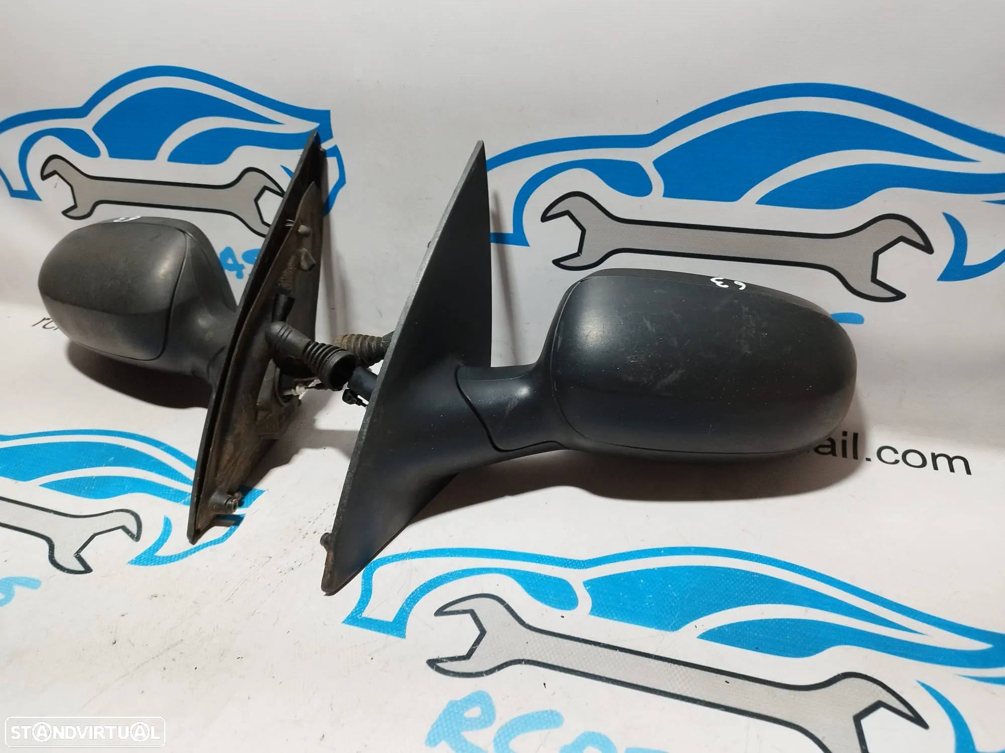 ESPELHO RETROVISOR ESQUERDO DIREITO OPEL COMBO C 24420988 24420982 CORSA C MANUAL ESPELHOS RETROVISORES - 5